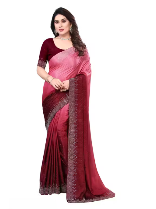 Shop Now Embellished Bollywood Chiffon Saree
