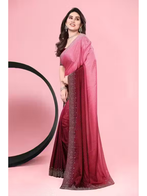 Shop Now Embellished Bollywood Chiffon Saree