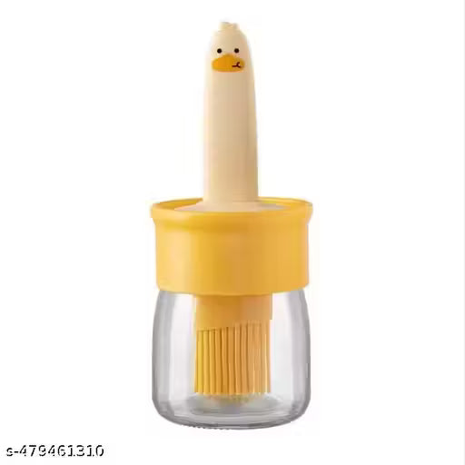 2 IN 1 Oil Dispenser Bottle with Silicone Basting Brush for Cooking