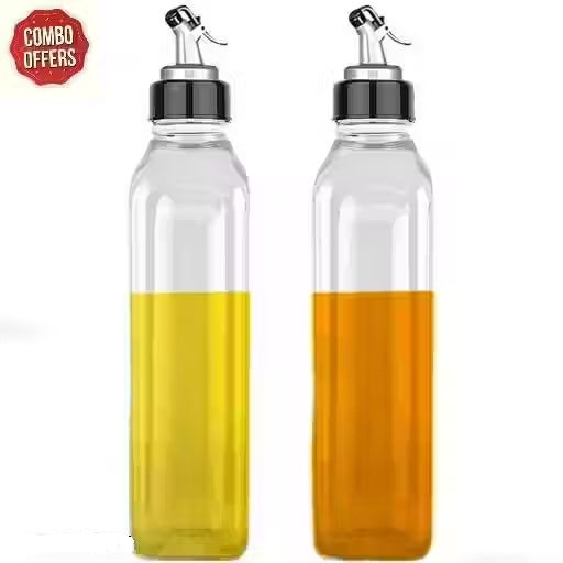 Shop Now Oil Bottle and Pourer for daily use in kitchen cooking